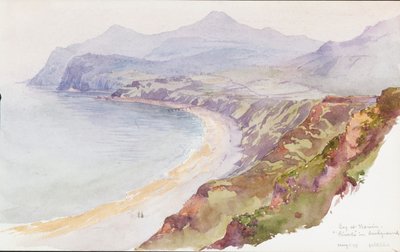 Baai bij Nevin, Wales, 1899 door George Elbert Burr