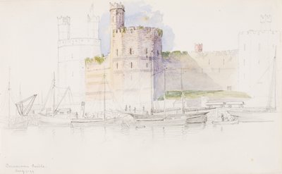 Caernarvon Kasteel door George Elbert Burr