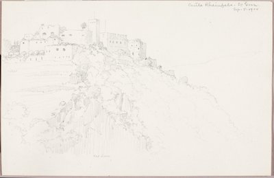 Kasteel Rheinfels, St. Goar door George Elbert Burr