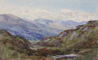 Van boven Pont-y-Pant, 1899 door George Elbert Burr