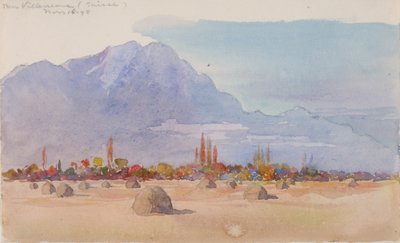 Bij Villeneuve, Zwitserland, 1898 door George Elbert Burr