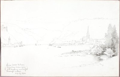 Rijn onder St. Goar door George Elbert Burr