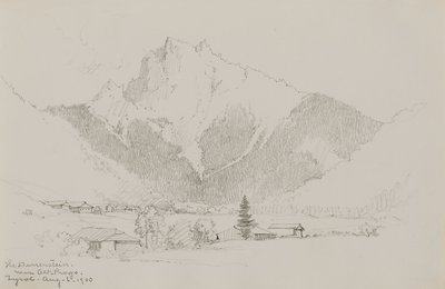 De Dürrenstein, bij Alt-Prags, Tirol door George Elbert Burr