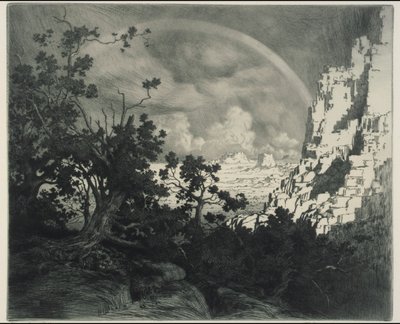 De rand van de woestijn, Arizona door George Elbert Burr