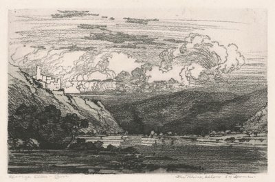 De Rijn, onder St. Goar door George Elbert Burr