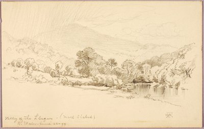 Vallei van de Llugwy (Moel Siabod), Noord-Wales door George Elbert Burr