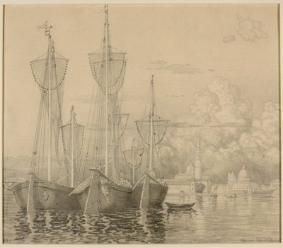 Visboten Venetië door George Elbert Burr