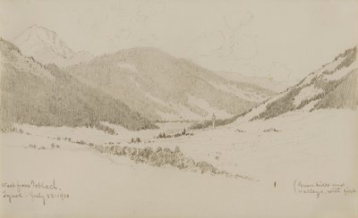 Ten westen van Toblach, Tirol door George Elbert Burr