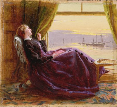 Bij Avondtijd - Studie, 1864 door George Elgar Hicks