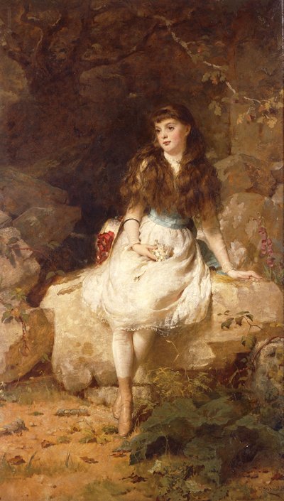 Lady Edith Amelia Ward, dochter van de 1e graaf van Dudley, 1883 door George Elgar Hicks