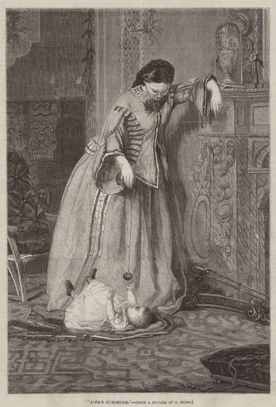 Het Zonneschijn van het Leven door George Elgar Hicks