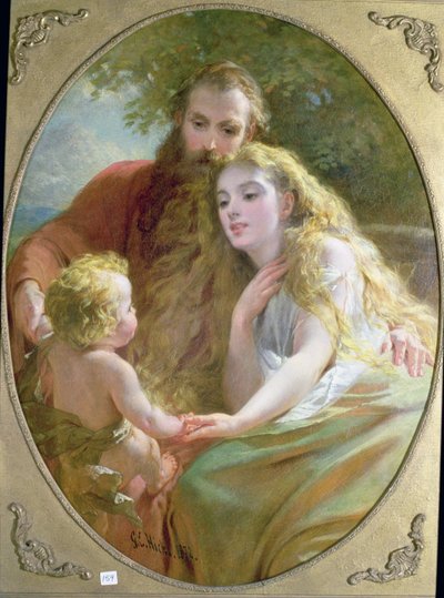 Ouderschap, 1872 door George Elgar Hicks