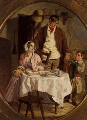 De Laatste Shilling door George Elgar Hicks