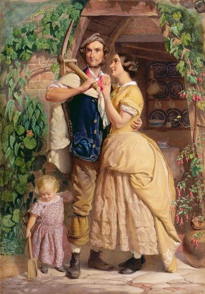 De pezen van oud Engeland, 1857 door George Elgar Hicks
