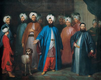 Mehmed Said Efendi en zijn gevolg, 1740s door George Engelhardt Schroeder