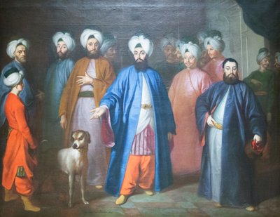Mehmed Said Efendi en zijn gevolg door George Engelhardt Schroeder