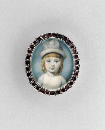 Portret van een Kind, ca. 1780 door George Engleheart