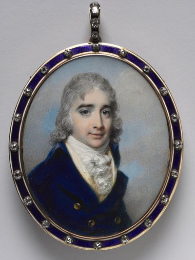 Portret van een Man, ca. 1800 door George Engleheart