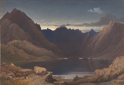 Loch Coruisk, Isle of Skye, zonsopgang door George Fennell Robson