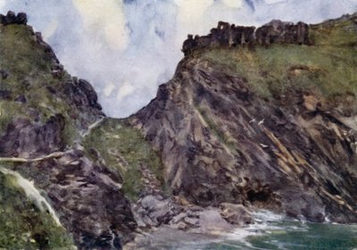 Kasteel van Koning Arthur, Tintagel door George Franck Nicholls