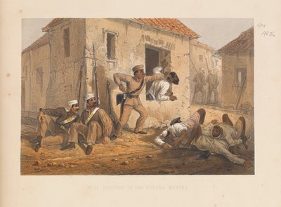 Incident in de Subzee Mundee, 1857 door George Francklin Atkinson