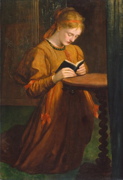 May Prinsep (Gebed) door George Frederic Watts