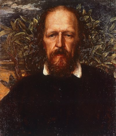 Portret van Alfred Tennyson door George Frederic Watts