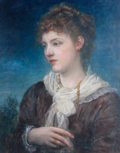Portret van Calliope Coronio door George Frederic Watts
