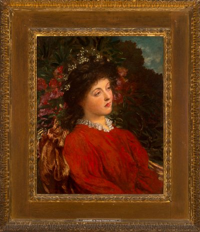 Portret van Eveleen Tennant (later Mrs F.W.H. Myers) 1876 door George Frederic Watts