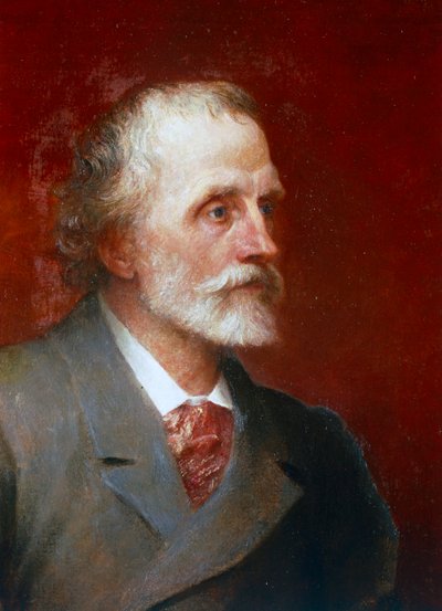 Portret van George Meredith door George Frederic Watts