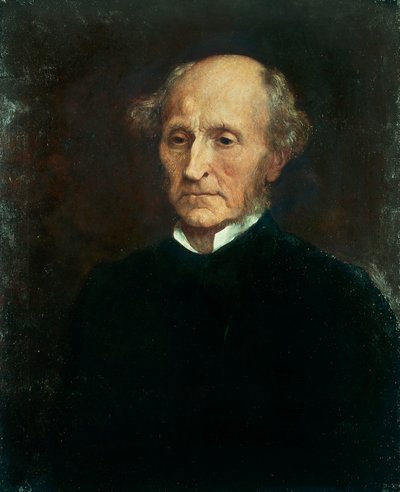 Portret van John Stuart Mill door George Frederic Watts