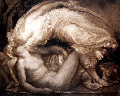 Endymion, gegraveerd door Frank Short door George Frederick (after) Watts