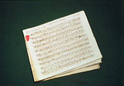 Originele partituur van The Messiah door George Frederick Handel