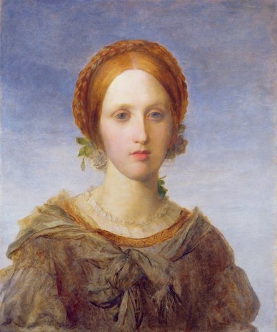 Isabella, een Portret van Miss Arabella Prescott door George Frederick Watts