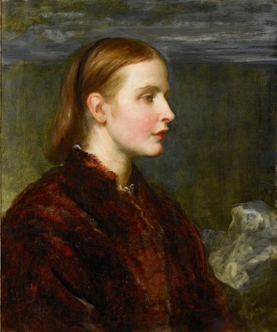 Miss Eliza Ann Ogilvy door George Frederick Watts