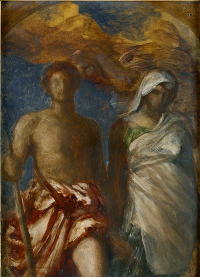Tijd en Dood, ca. 1868 door George Frederick Watts