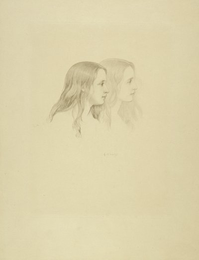 Zonder titel door George Frederick attr. to Watts