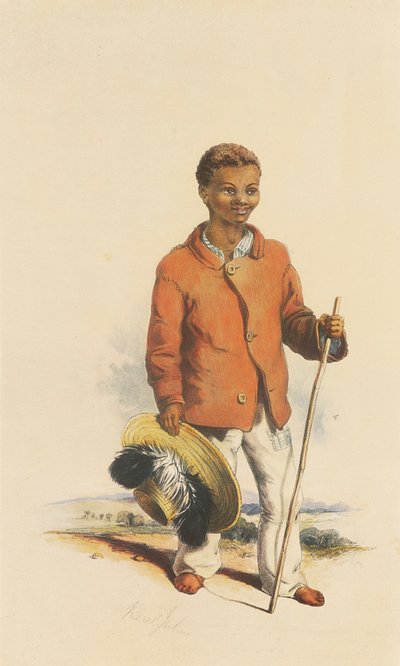 Karl Julius is een Hottentot herdersjongen door George French Angas