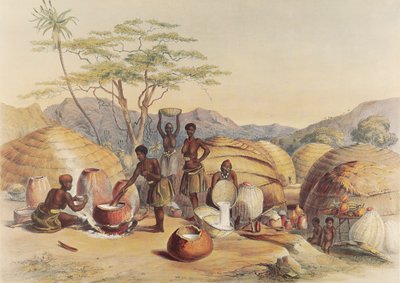 Zulu-vrouwen brouwen 