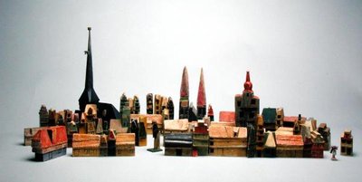 Een scène uit de serie De stad aan het einde van de wereld door George Frost