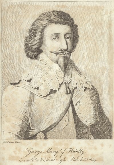 Portret van George Gordon, Markies van Huntly door George Geldorp