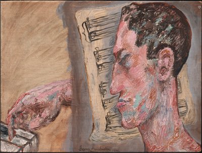 George Gershwin Zelfportret, 1934 door George Gershwin