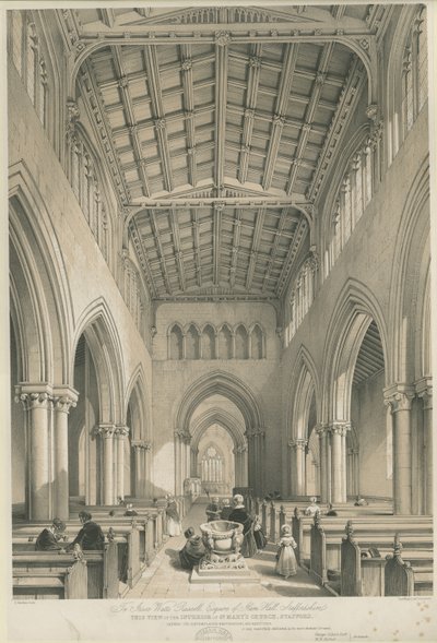 Stafford - Interieur van St. Mary