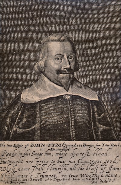 John Pym, Engelse parlementariër, ca. 1644, 1894 door George Glover