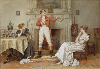 Een goed verhaal door George Goodwin Kilburne