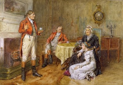 Een Jager die een Verhaal Vertelt door George Goodwin Kilburne