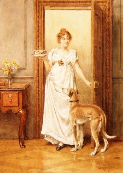 Heerlijke Hapjes door George Goodwin Kilburne