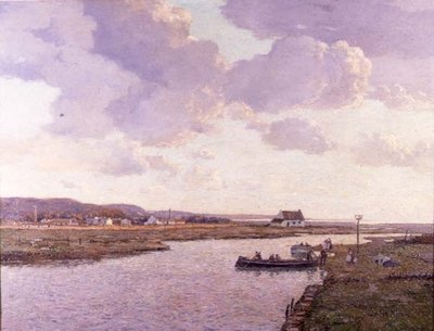 Rhyl Estuarium, Noord-Wales door George Graham