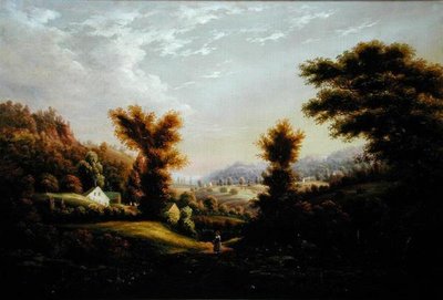 Meisje op een pad door George Gunter Hartwick