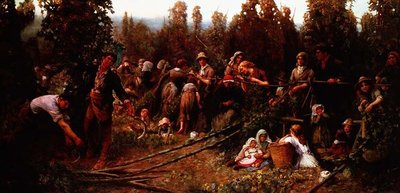 Druiven plukken door George Harcourt Sephton